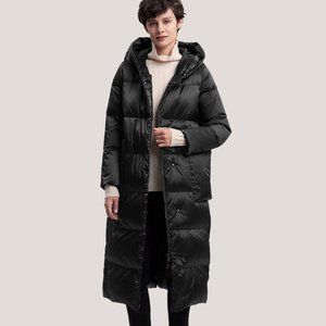 Gentle Herd Quilted Finish Hooded Parka